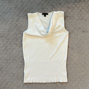 Ann Taylor summer-weight cowl neck sleeveless sweater, size extra small